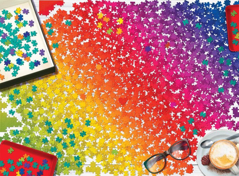 Photo 1 of Buffalo Games - Puzzle Rainbow - 1000 Piece Jigsaw Puzzle
