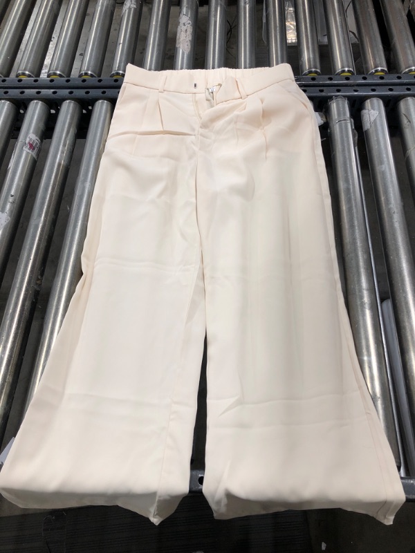 Photo 1 of beige dress pants stretchy waist (M)