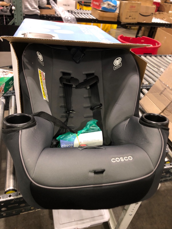 Photo 2 of Cosco Onlook 2-in-1 Convertible Car Seat, Rear-Facing 5-40 pounds and Forward-Facing 22-40 pounds and up to 43 inches, Black Arrows