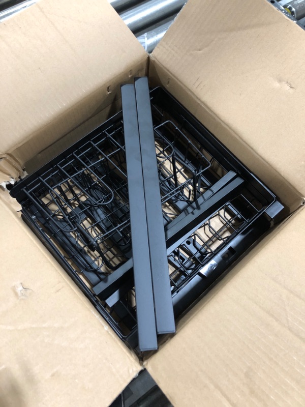 Photo 1 of ?Fit Sink 24"- 33" L? 2023 Version Adbiu Over Sink Dish Drying Rack (Expandable Dimension) Snap-On Design 2 Tier Large Kitchen Dish Rack Stainless Steel Counter Organization and Storage Black 23.5" - 32.5"(L) x 12"(W) x 19" - 22"(H)