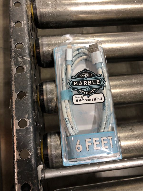 Photo 1 of Liquipel Lightning Marble Cable - Blue
