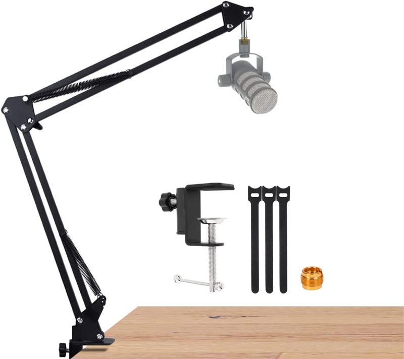 Photo 1 of For rode podmic boom arm, Mic desk stand Compatible with rode pod Microphone, rode podmic arm perfect for Podcasts, Gaming, Recording.