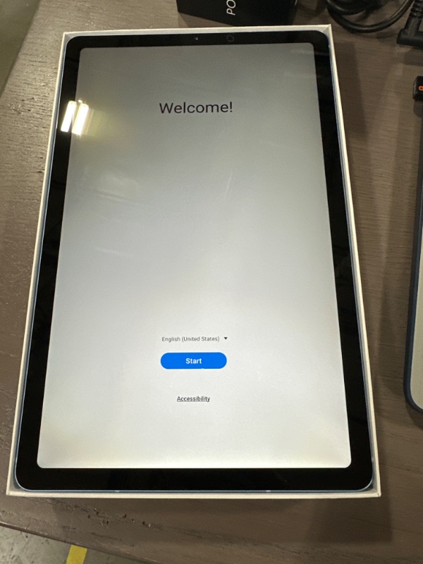 Photo 4 of SAMSUNG Galaxy Tab S6 Lite 10.4" 128GB Android Tablet, LCD Screen, S Pen Included, Slim Metal Design, AKG Dual Speakers, 8MP Rear Camera, Long Lasting Battery, US Version, 2022, Angora Blue 128GB Angora Blue