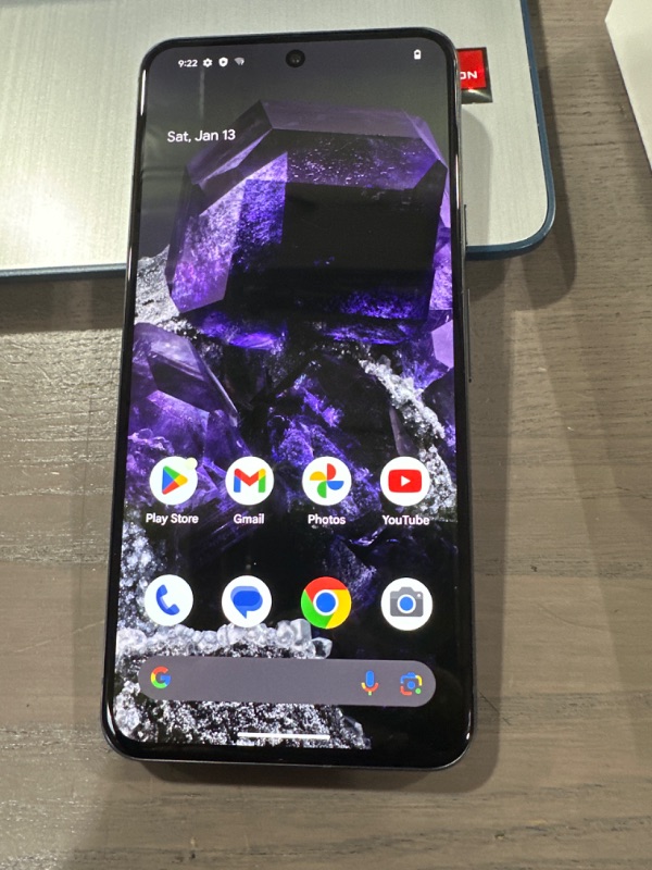 Photo 5 of Google Pixel 8 - Unlocked Android Smartphone with Advanced Pixel Camera, 24-Hour Battery, and Powerful Security - Obsidian - 256 GB 256 GB Phone Only Obsidian