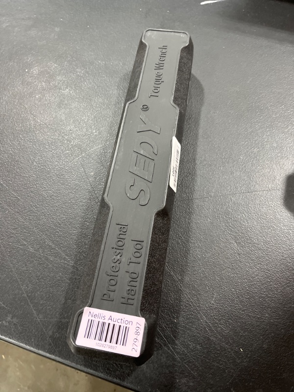 Photo 3 of 1/2-inch Drive Click Torque Wrench 1/2 Drive - Precision 10-150 ft.lb/13.6-203.5Nm Range, Ratcheting Head with Secure Locking Mechanism, Adapter & Extension 1/2" Drive