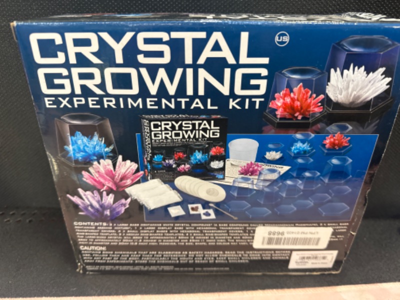 Photo 2 of 4M Crystal Growing Science Experimental Kit - 7 Crystal Science Experiments with Display Cases - Easy DIY STEM Toy Lab Experiment Specimens, Educational Gift for Kids, Teens, Boys & Girls 7 Crystals