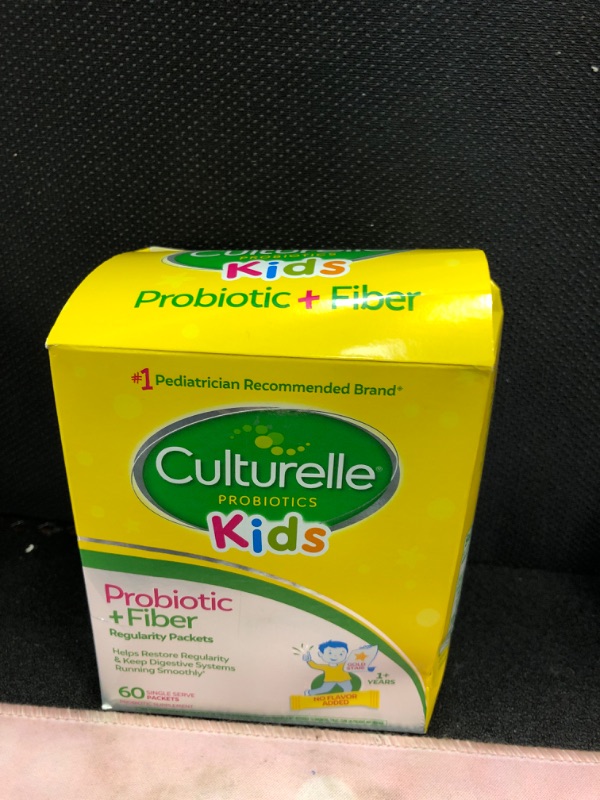 Photo 2 of Culturelle Kids Probiotic + Fiber Packets (Ages 3+) - 60 Count - Digestive Health & Immune Support - Helps Restore Regularity Kids - 60 Count   04-2025