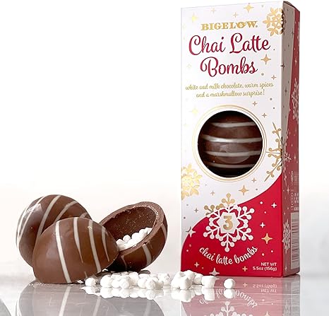 Photo 1 of Bigelow Chai Latte Hot Chocolate Bombs, 3 Count