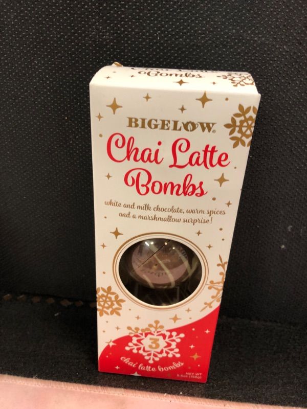 Photo 2 of Bigelow Chai Latte Hot Chocolate Bombs, 3 Count