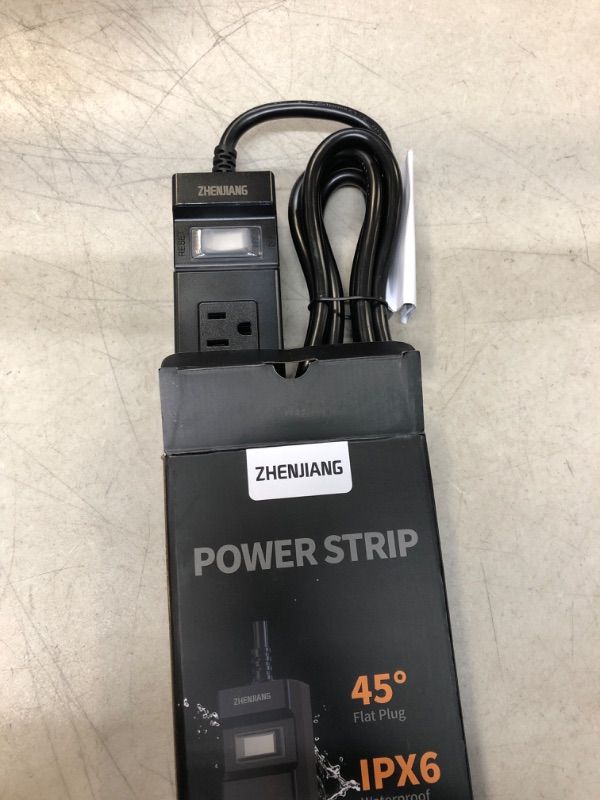 Photo 1 of Power Strips G04 (6FT Black) 6FT without USB Black