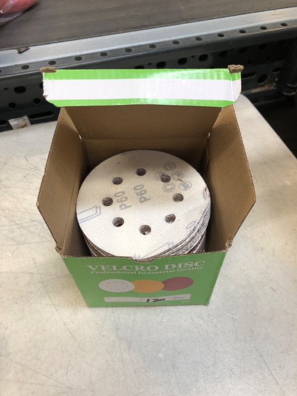 Photo 1 of 120 PC DISPOSABLE VELCRO SANDING DISC 