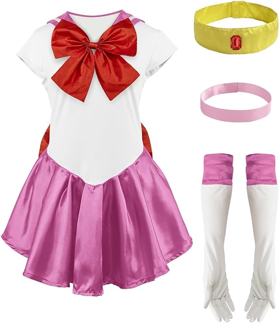 Photo 1 of Binhong Moon Sailor Dress for Women Anime Skirt Halloween Cosplay Costume Uniform Set ( SIZE:LARGE ) 
