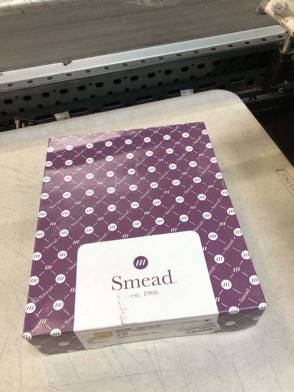 Photo 2 of Smead End Tab Fastener File Folder, Shelf-Master® Reinforced Straight-Cut Tab, 2 Fasteners, Letter Size, Manila, 50 per Box (34120) 2 Fasteners, Positions 3 & 5 50 per Box