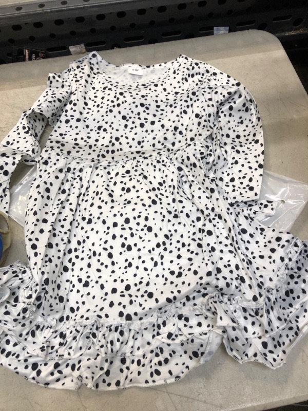 Photo 1 of BLACK AND WHITE BABY DRESS ( 4-5Y) 