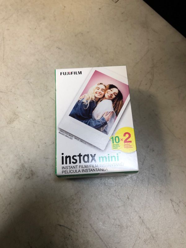 Photo 2 of Fujifilm Instax Mini Instant Film Twin Pack (White) 20 photos White