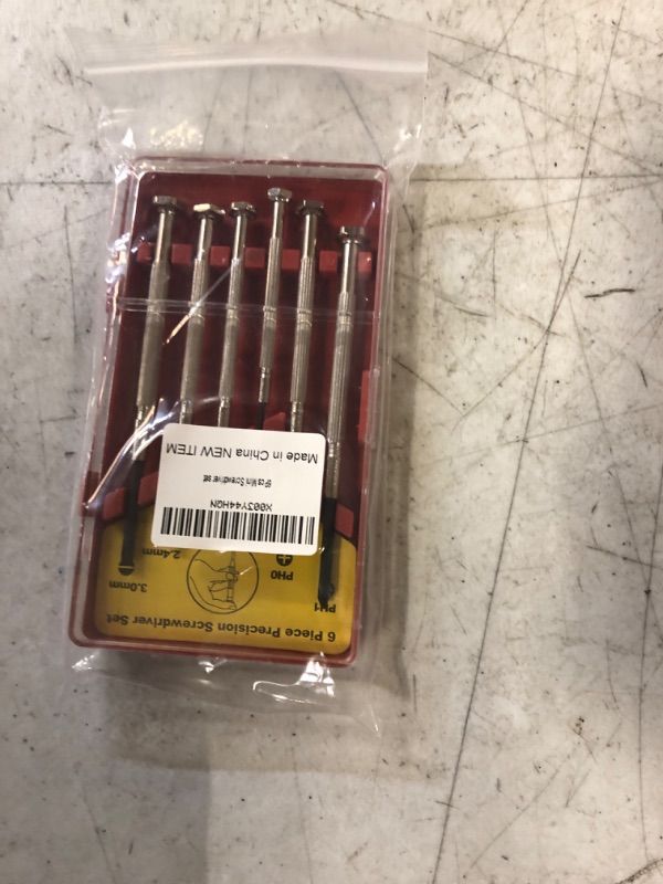 Photo 2 of 6PCS Red Mini Screwdriver Set
