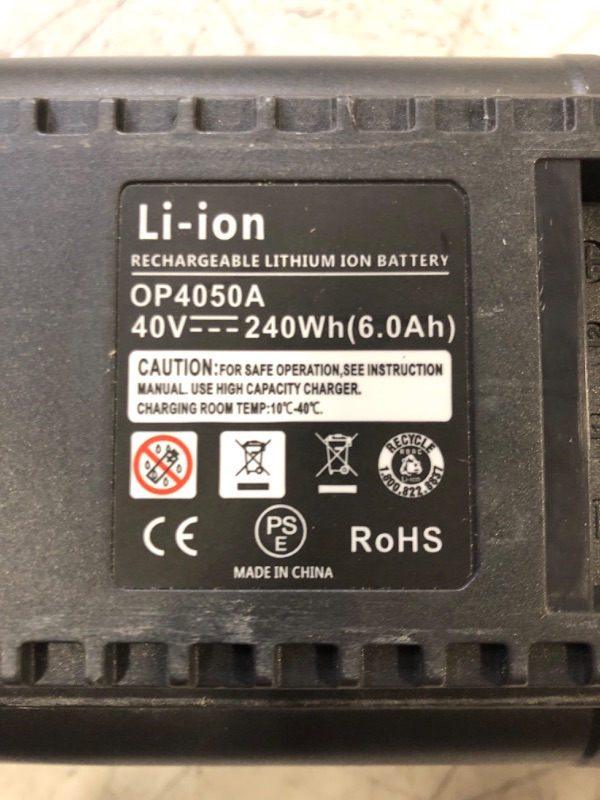 Photo 3 of ADVTRONICS 40V OP4050A Replacement Battery Compatible with Ryobi 40 Volt Battery OP4050A OP4015 OP4026 OP40201 OP40261 OP4030 OP40301 OP4040 OP40401 OP4050 OP40501 OP40601
