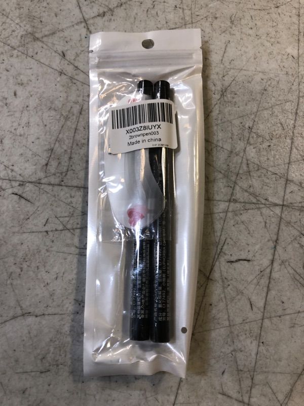 Photo 1 of 2 pack dark brown eyebrow pencil with 1 pack eyebrow tool,#brownpen003
