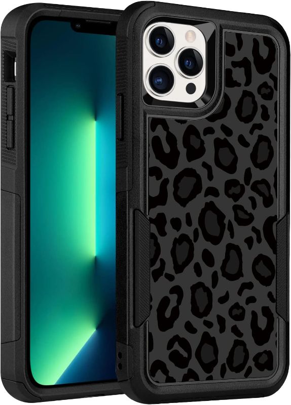 Photo 1 of LOQUPE Designed for iPhone 13 pro max Case, Heavy-Duty Tough Rugged Lightweight Slim Shockproof Protective Case for iPhone 13 pro max 6.7 Inch,Women Girls,Cute Cheetah Leopard Pattern
