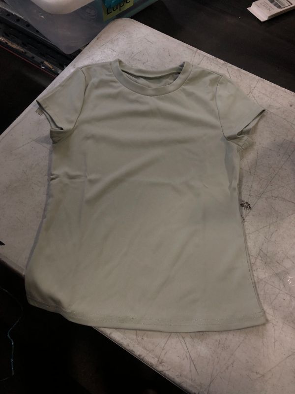 Photo 1 of GIRLS SHIRT LIGHT GREEN SMALL