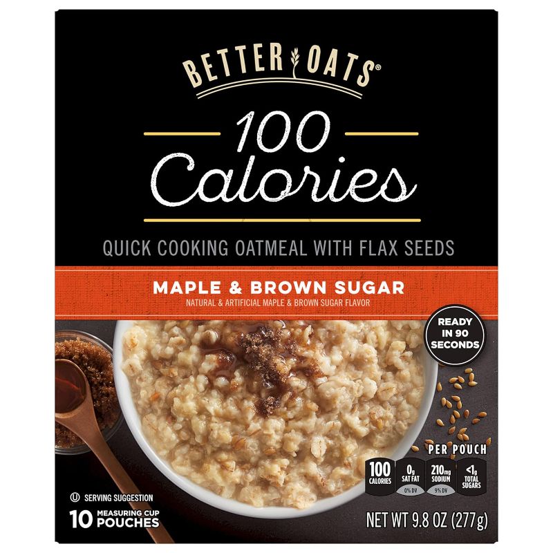 Photo 1 of 2 BOXES Malt-O-Meal Company Better Oatfit Oats, Maple and Brown Sugar, 9.8 oz 10 CT EXP AUG 27 2024
