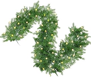 Photo 1 of 
CEWOR 6FT Christmas Garland Artificial Cedar