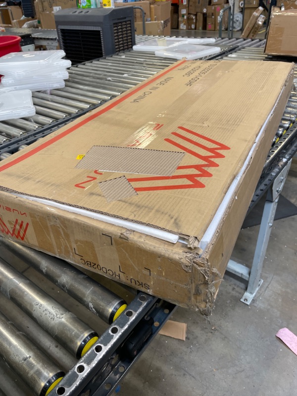 Photo 1 of PRAISUN L Shaped Office Desk with Power Outlets, Reversible Computer Desk with Grid Bookshelf and Storage Bag, Gaming Desk, Home Office Desk Corner Desk with Hooks, Black