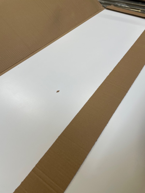 Photo 1 of Leinuosen 60 x 24 Inch Universal Solid One Piece Table Top Rectangular Wood Countertop for Home and Office Desk Frames(White)