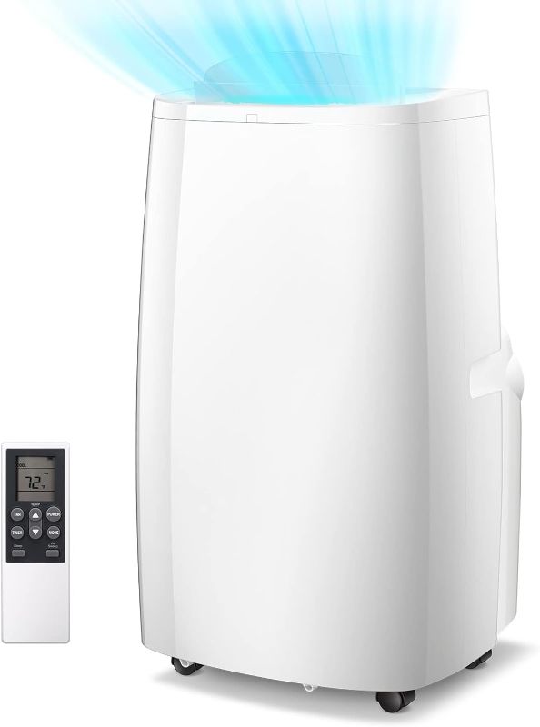 Photo 1 of Kismile Portable Air Conditioners 14,000 BTU,Cooling, Dehumidifier & Fan 3-in-1,Air Conditioner Portable with Remote Control, Quiet AC Unit Cools Rooms up to 700 sq. ft for Room/Office/Bedroom
