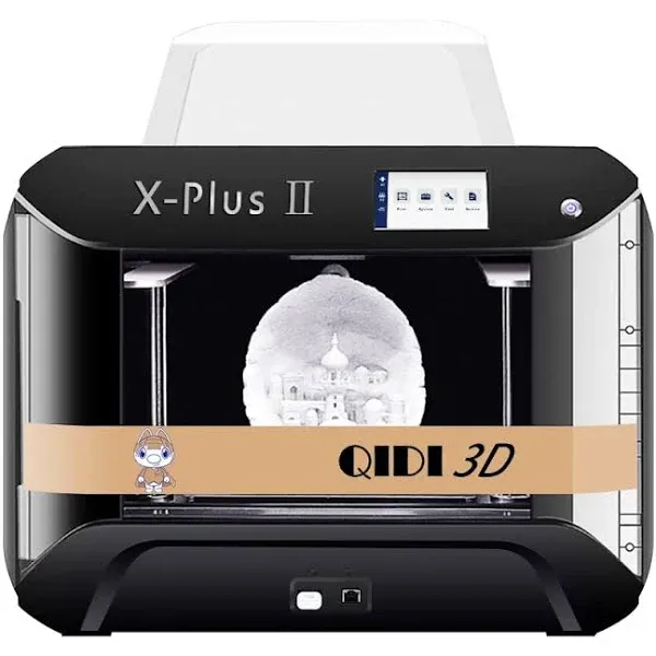 Photo 1 of R QIDI TECHNOLOGY X-PLUS ll 3D Printers Fully Upgrade, 600mm/s Industrial Grade High-Speed 3D Printer, Acceleration 20000mm/s2, 65? Independent Heated Chamber, CoreXY&Klipper, 11.02x11.02x10.63 inch