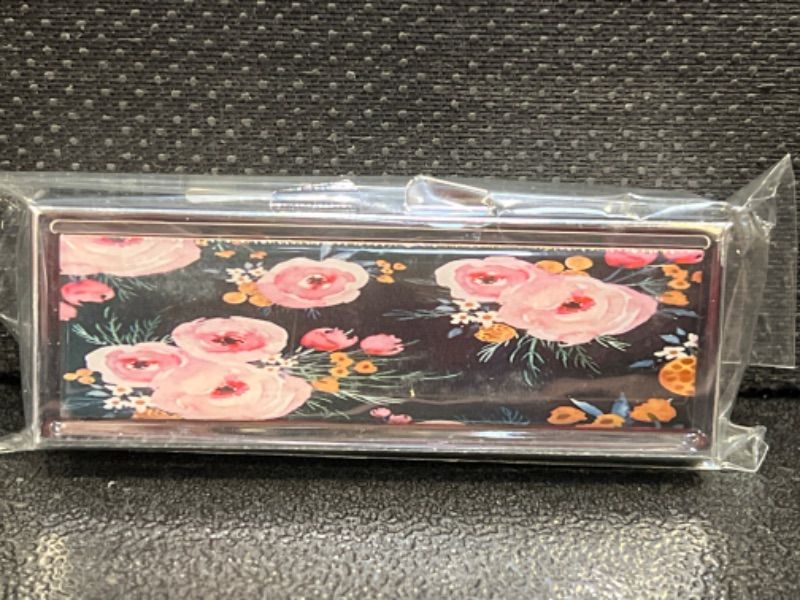 Photo 1 of 
Roll over image to zoom in
Pill Box for Purse Travel Portable Tablet Pill Box Rectangular Pill Case Pocket Wallet Pill Organizer 3 Compartment Small Medicine Box Beautiful Floral Spiral