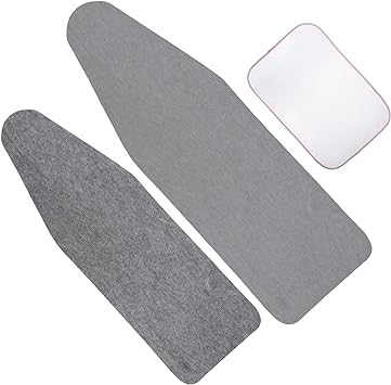 Photo 1 of Ironing Board Cover and Padding Set, Iron Board Cover with Padding, Large 15x54 in Full Size Scorch Resistant Padding, Durable Ironing Board Cover Pad, Elastic Edge, Adjustable Fastener Strap, Silver
Visit the Iwtmm Store