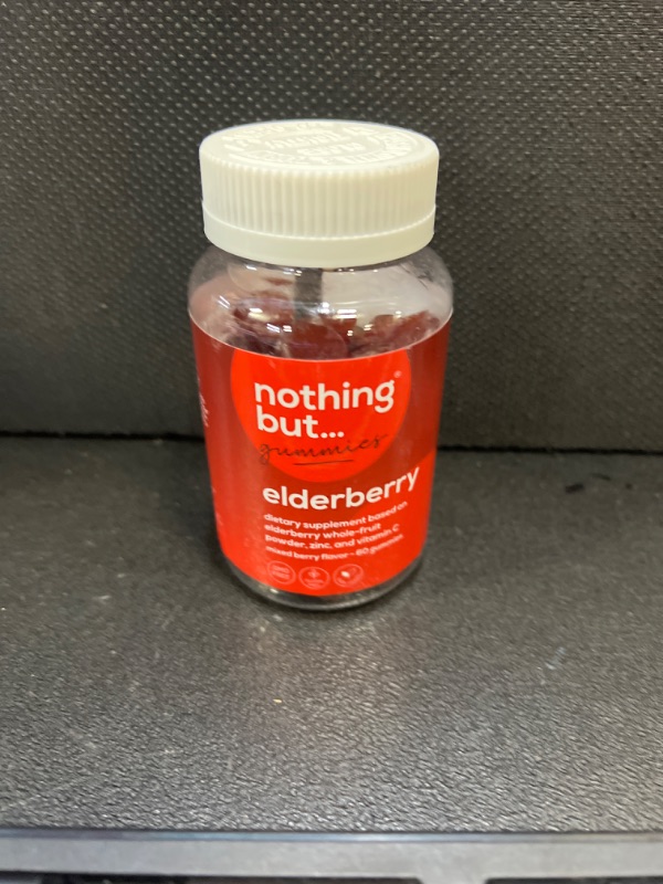 Photo 2 of ?????? ????* Elderberry Gummies, Sambucus - Natural Black Elderberry with Zinc and Vitamin C for Adults and Kids, Supplement and Vegan, 60 Elderberry Immune Support Gummies     EXP 12-12-2023 