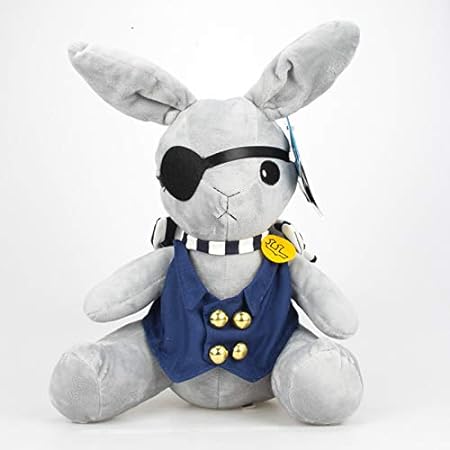 Photo 1 of /////Big Fun Black Butler Kuroshitsuji Ciel Phantomhive Rabbit Plush Doll (Gray)