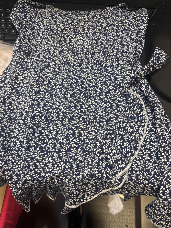 Photo 2 of   SIZE 8/10 YEARS OLD      SOLY HUX Girl's Spaghetti Strap Dress Floral Print Sleeveless Summer Beach Casual Sundress A-line Mini Dresses   