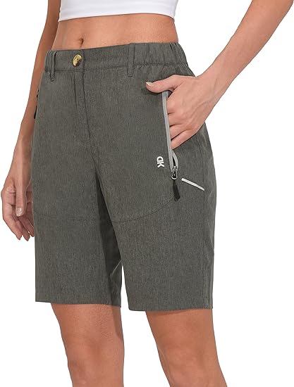 Photo 1 of    SMALL              Little Donkey Andy Women's 9 Inches Shorts Lightweight Quick Dry Stretch Hiking Golf Travel