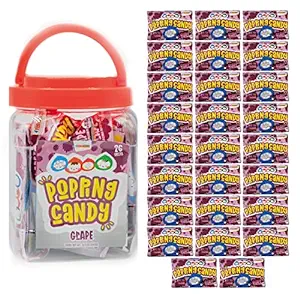 Photo 1 of 26 Pack of Grape Popping Crackling Candy, Nostalgic 80s Retro Candy, Birthday Party Favor Carnival Pop Candy, Candy Pop, Candy Tub, 26 count by 4yoreelves