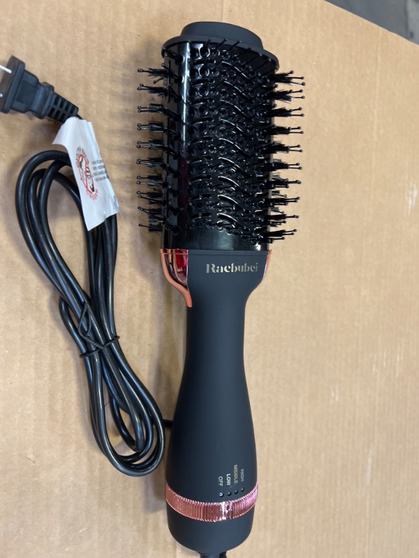 Photo 2 of Hair Dryer Brush,Hot Air Brush, Blow Dryer bruch,One Step Hair Dryer and Volumizer with Salon Negative Ionic for Straightening, Professional Brush Hair Dryers for Men and Women (Black)