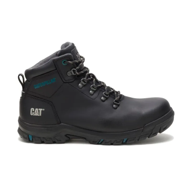 Photo 1 of   silla  8 Caterpillar Mae Steel Toe Waterproof Work Boot Women Black