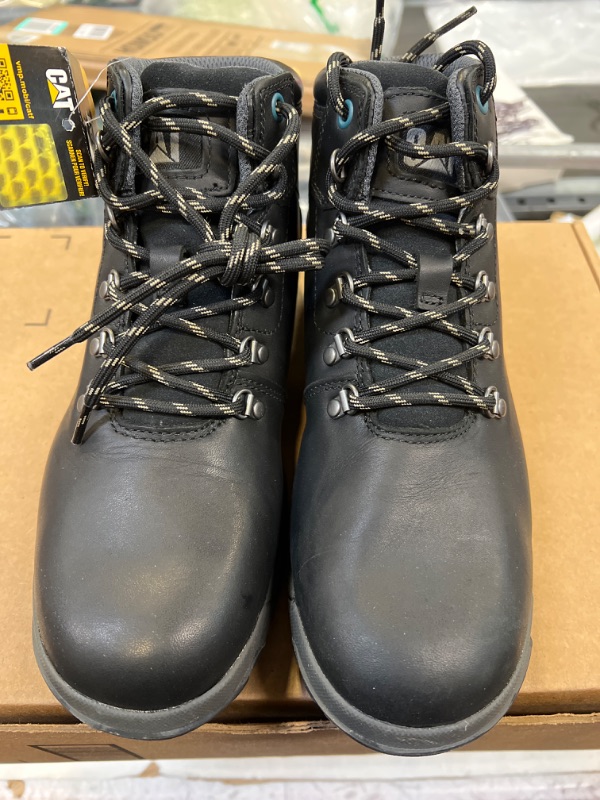 Photo 2 of   silla  8 Caterpillar Mae Steel Toe Waterproof Work Boot Women Black