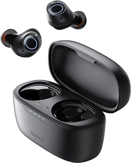 Photo 1 of Baseus Wireless Earbuds, 140H Playback -48dB Active Noise Cancelling Bluetooth 5.3 Earbuds with IPX6 Waterproof 4 ENC Mics 0.038s Low Latency Fast Charge Ear Buds for Android iOS - Bowie MA10