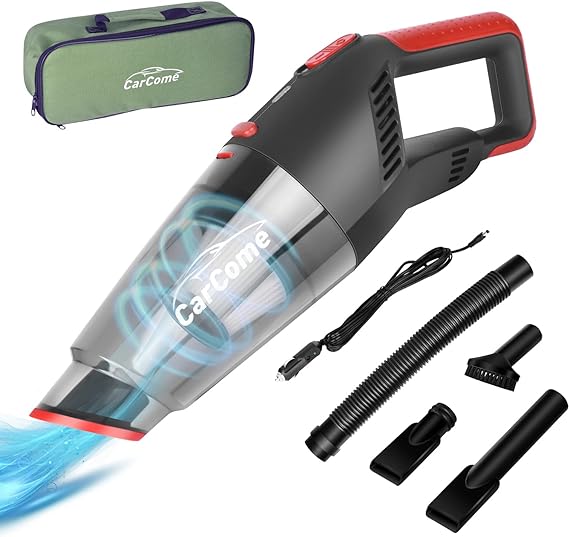 Photo 1 of CarCome Upgrade 2023 High Power Car Vacuum Cleaner,Portable Vacuum Cleaner, Wet and Dry Car Vacuum Cleaner with 10FT Cord, Lightweight Vacuum Cleaner for Home Pet Hair Car Cleaning