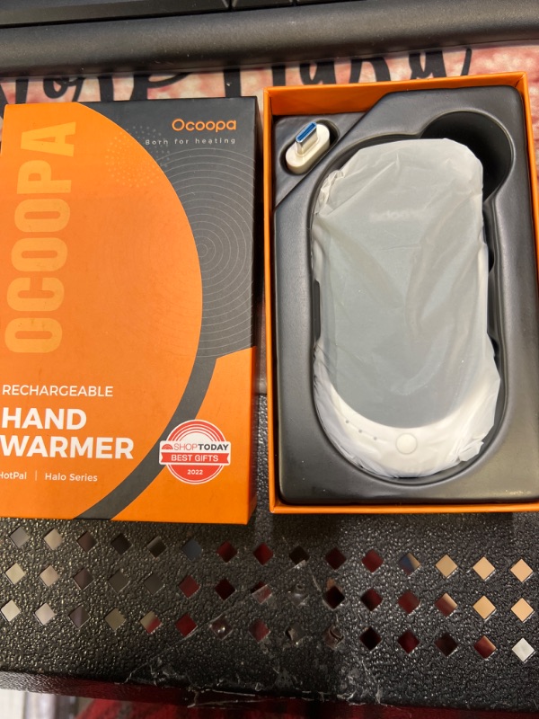 Photo 2 of hand warmer OCOOPA Quick Charge Hand Warmers Rechargeable, 10000 mAh Electric Hand Warmer Power Bank PD, 15hrs Lasting Heat, 3 Levels, Perfect Outdoor Heater for Camping, Hunting, Golf Gifts