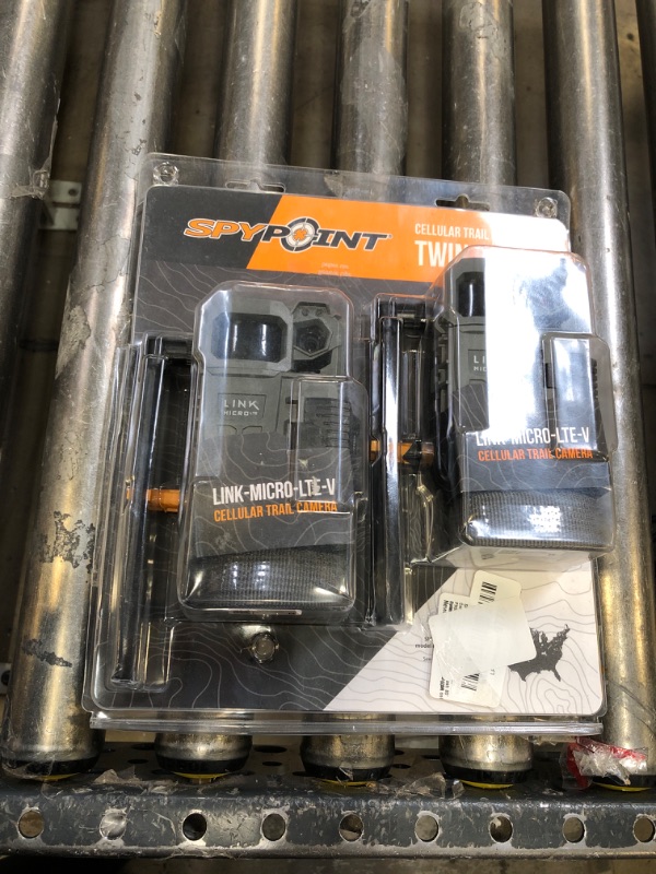 Photo 2 of SPYPOINT LINK-MICRO-LTE TWIN PACK Cellular Trail Cameras - 4G/LTE,10MP Photos,Night Vision 4 LED Infrared Flash 80' Detection Range, 0.5S Responsive Trigger Speed,Cell Cameras for Hunting-For USA only LINK-MICRO-LTE-V-TWIN