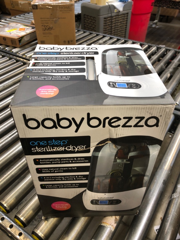 Photo 2 of Baby Brezza Baby Bottle Sterilizer and Dryer Machine – Electric Steam Sterilization - Universal Fit - Pacifiers, Glass, Plastic, and Newborn Feeding Bottles