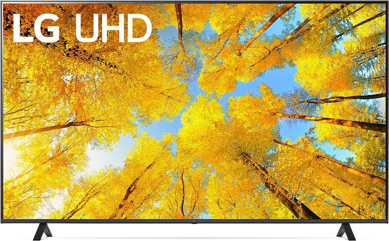 Photo 1 of LG UHD UQ75 Series 75” (75UQ7590PUB, 2022) S65Q 3.1ch High-Res Audio Sound Bars for TV, DTS Virtual:X, Synergy TV, Meridian, HDMI, Wireless subwoofer, Black 75 inch TV