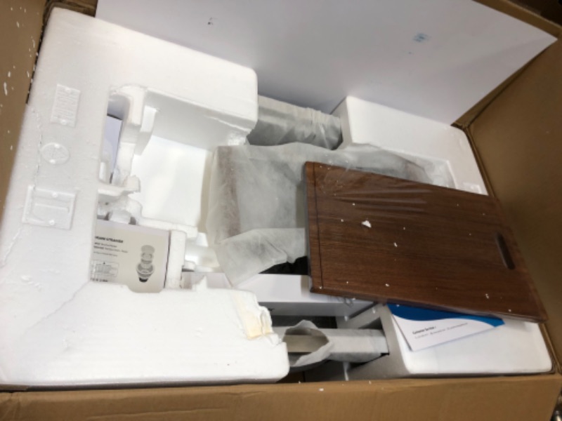 Photo 1 of 33 Kitchen Sink Undermount - Sarlai 33 x 19 Inch Undermount Sink Ledge Workstation Deep Single Bowl 16 Gauge Stainless Steel Under Counter Kitchen Sink Basin
