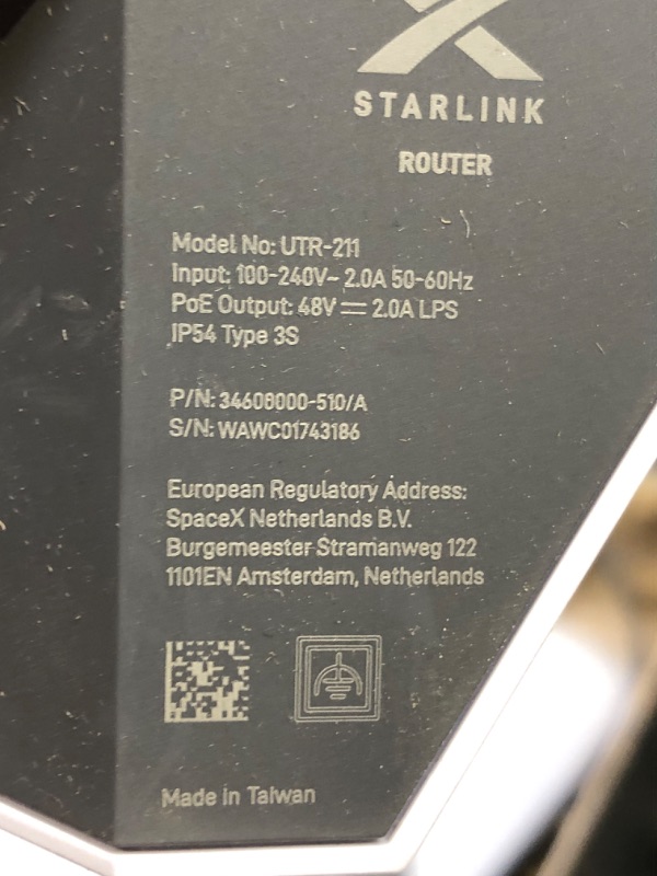 Photo 6 of SpaceX STARLINK Standard Kit: High-Speed, Low-Latency Internet | Starlink Internet Satellite Dish Kit Router V2 SpaceX | Router Wi-Fi 5 Dual Band 3x3 MIMO | Starlink Residential Satellite WiFi Kit