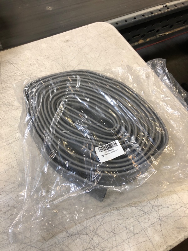 Photo 2 of 18 ft Garage Door Bottom Weather Seal Rubber Weather Stripping, P Bulb Garage Door Seal Replacement for Weatherproofing and Overhead Garage Door Bottom Seal 180 189 280 288 281 399 391 390 381 (Gray) 18 Feet