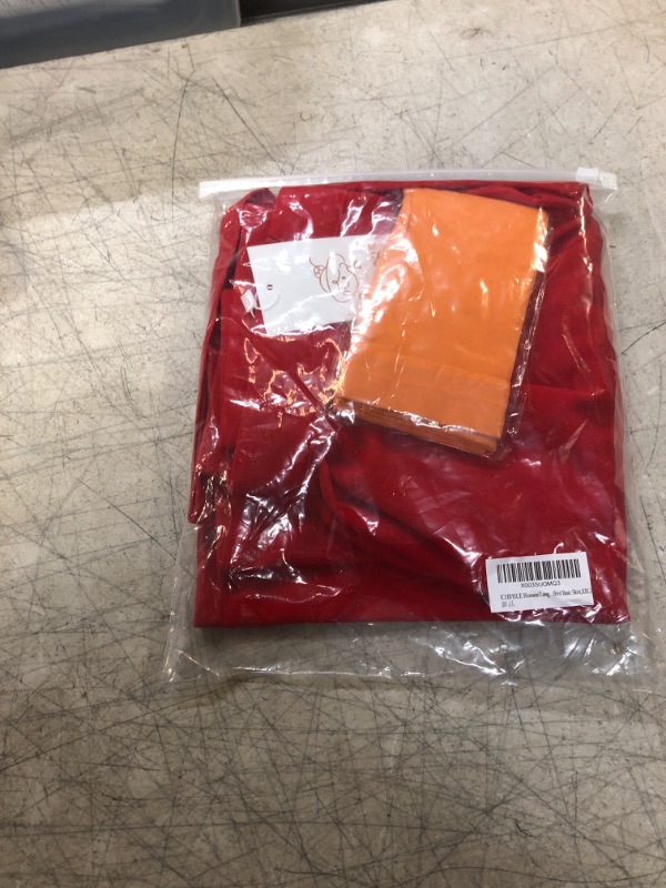 Photo 2 of ICHIHSUE Halloween Adult Velma Costume For Women Classic Movie Characters Cosplay Red Basic Skirt XX-Large